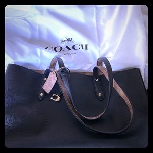 Brand New Never Used Black Coach Tote